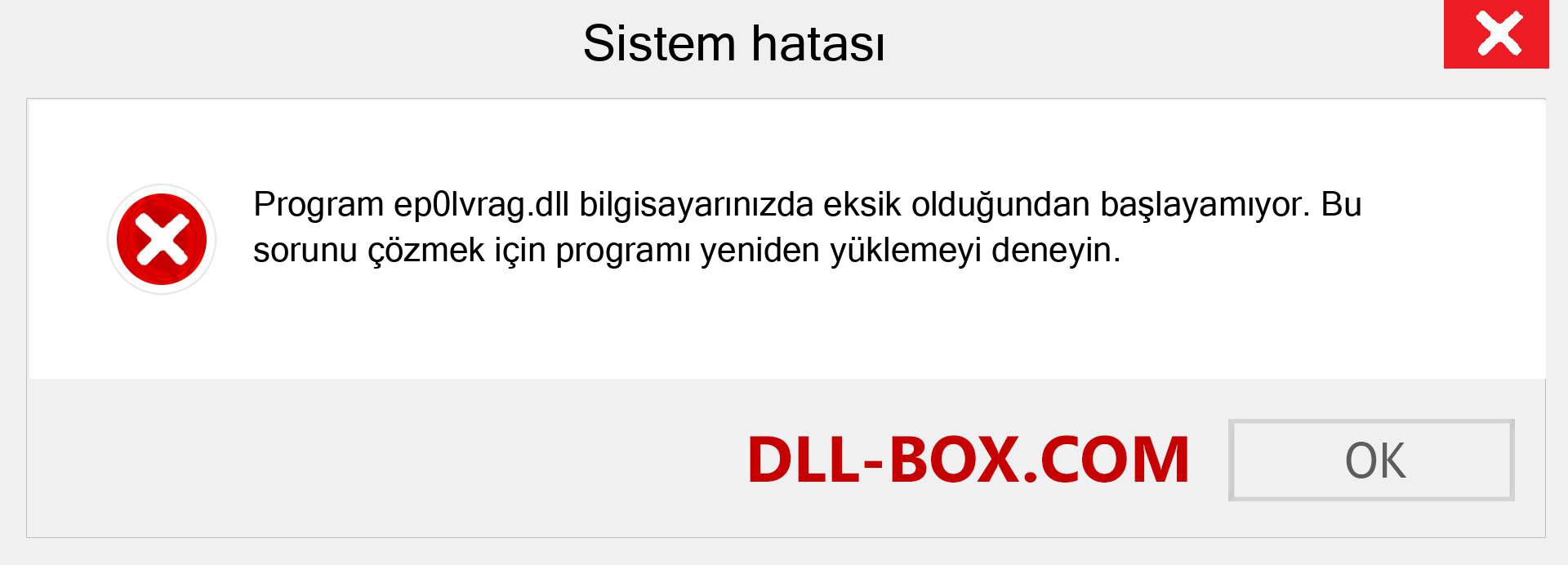 ep0lvrag.dll dosyası eksik mi? Windows 7, 8, 10 için İndirin - Windows'ta ep0lvrag dll Eksik Hatasını Düzeltin, fotoğraflar, resimler